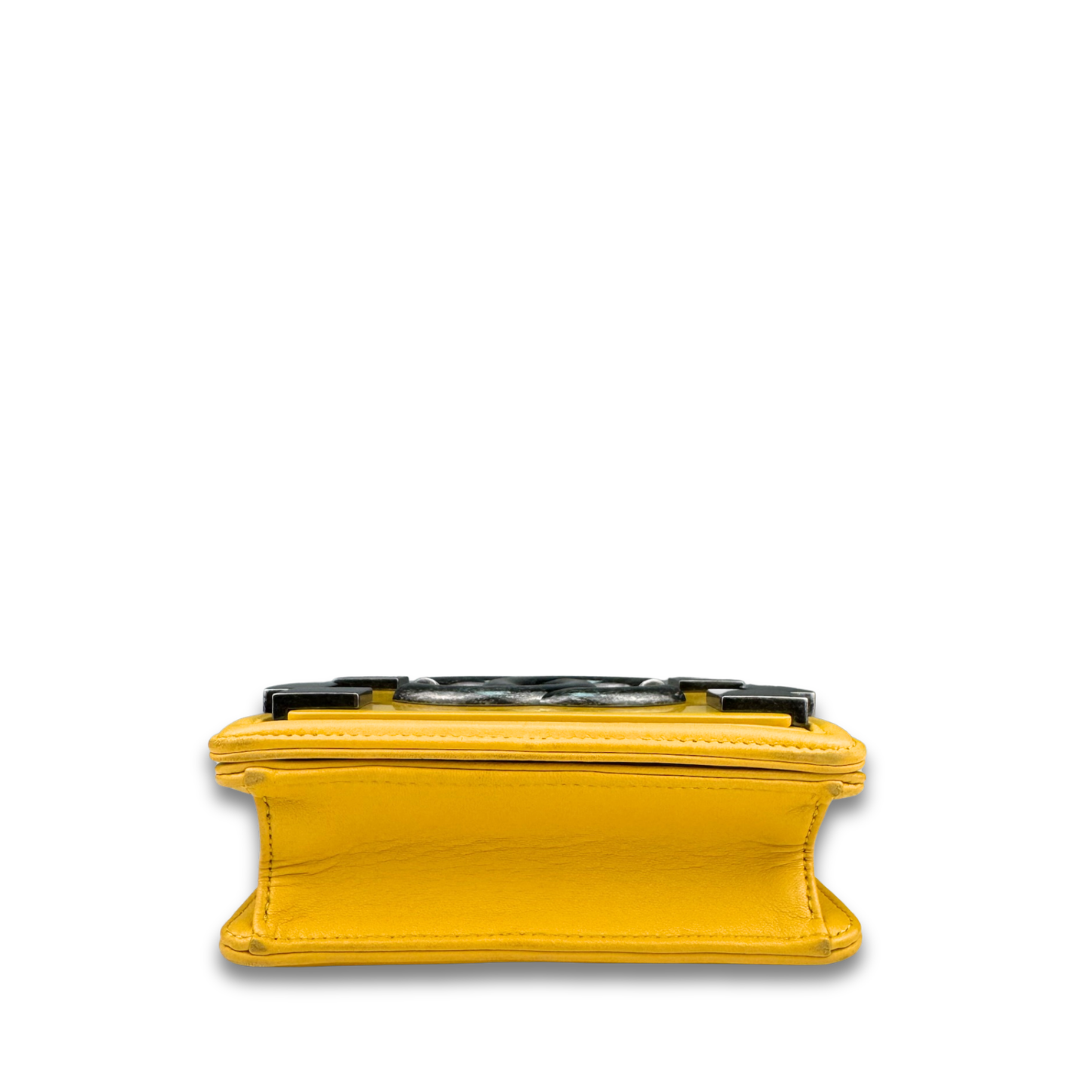 Chanel Yellow Boy Brick Flap Bag