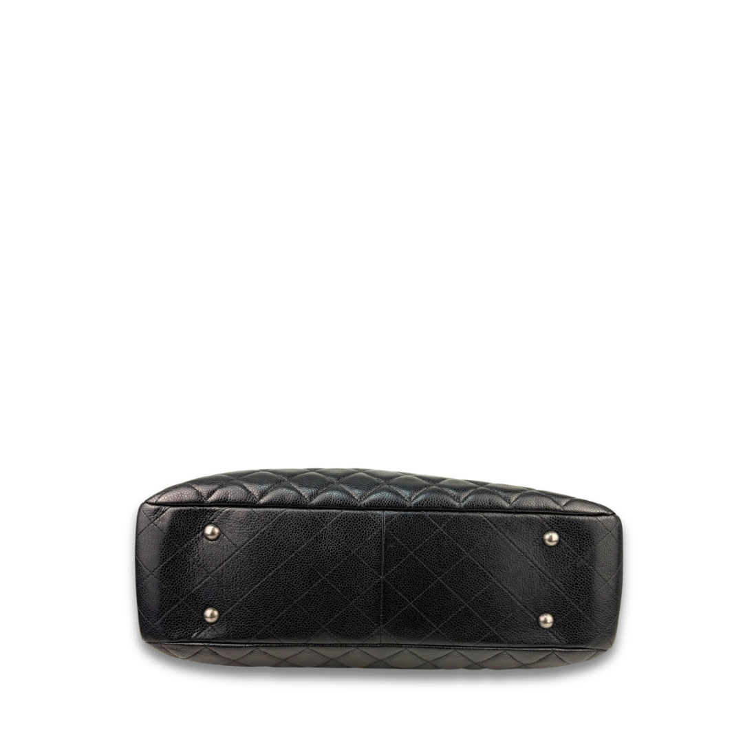 Chanel Black Caviar Classic Shopping Tote