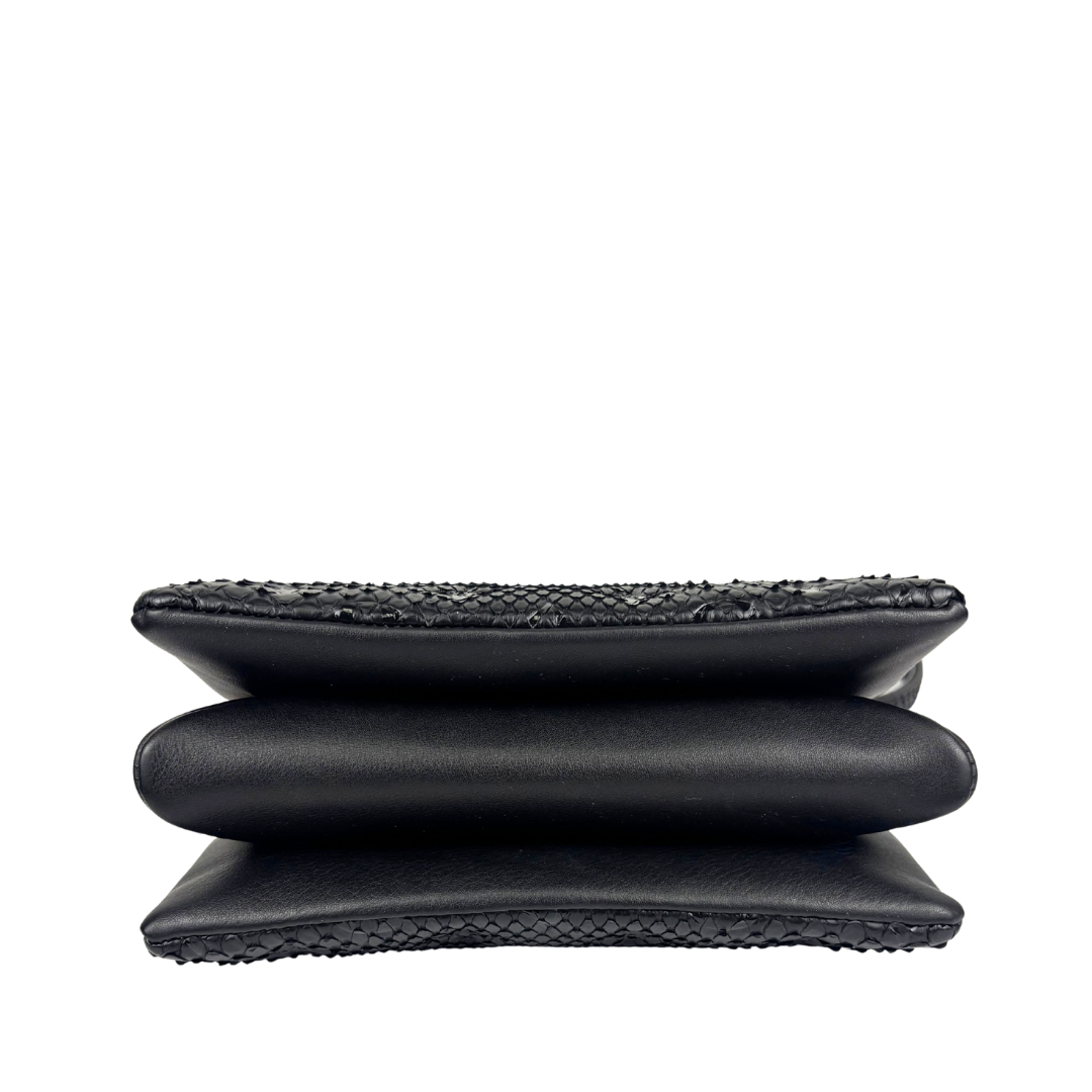 Louis Vuitton Black Python Coussin BB
