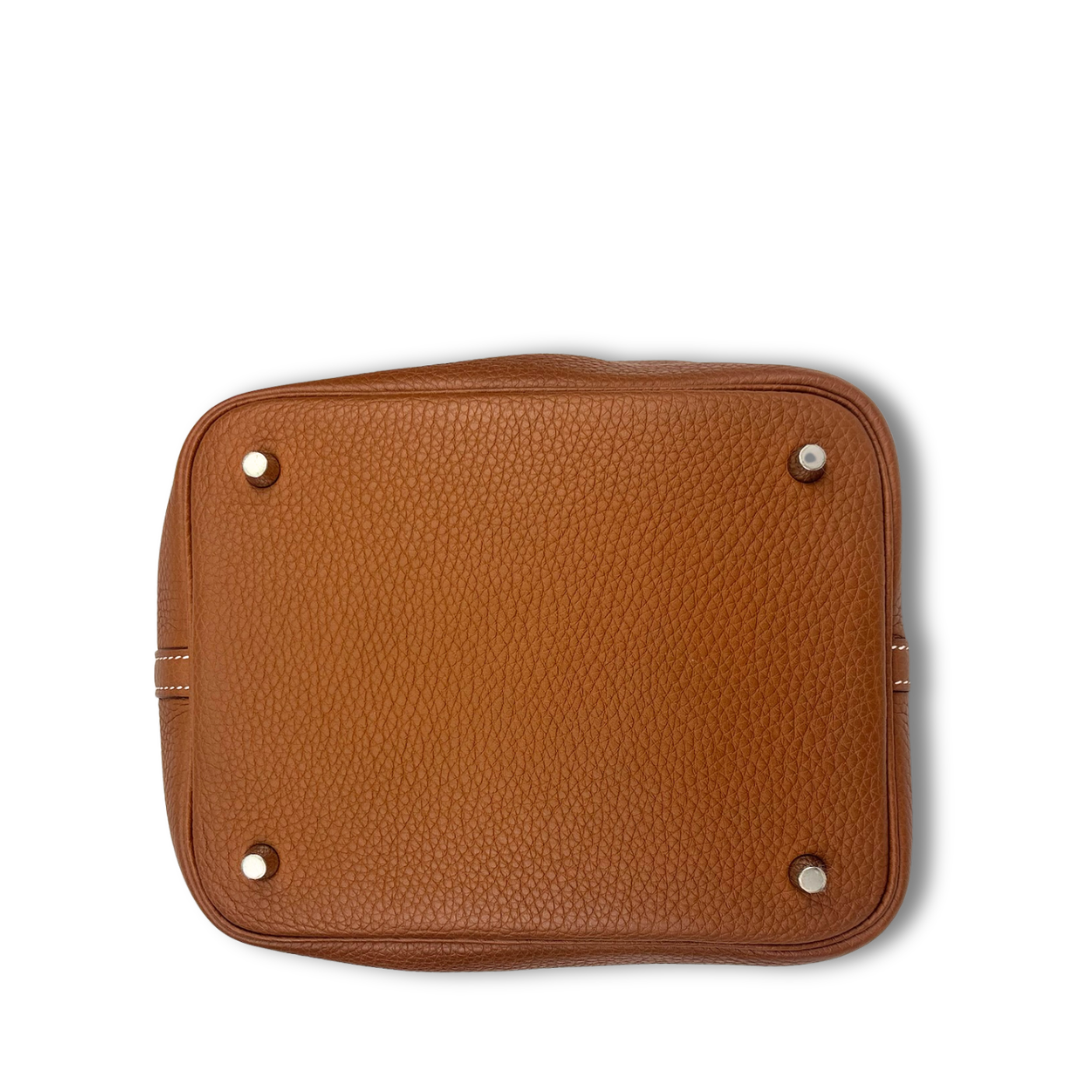 Hermès Gold Clemence Picotin 22