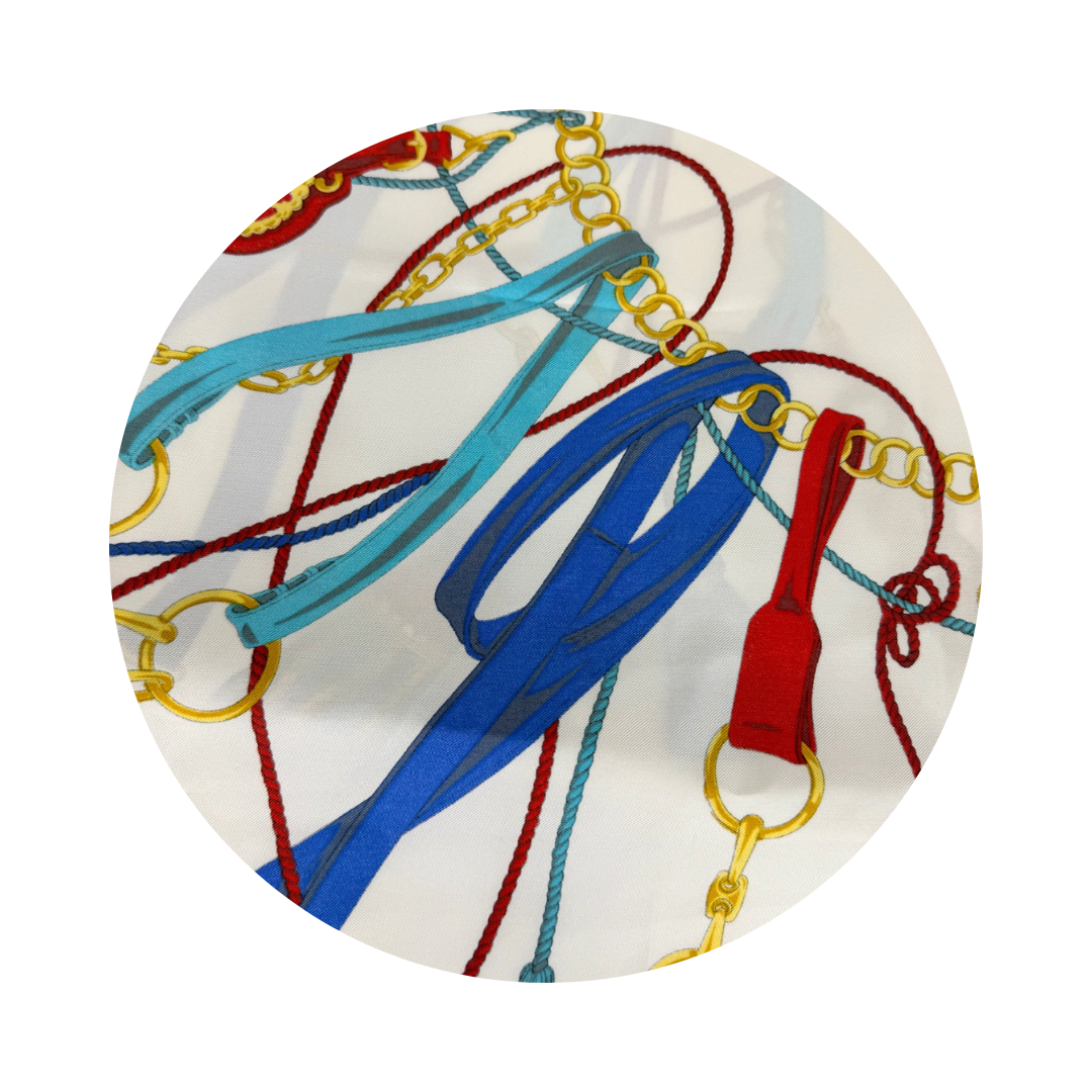 Celine Tassel Silk Scarf