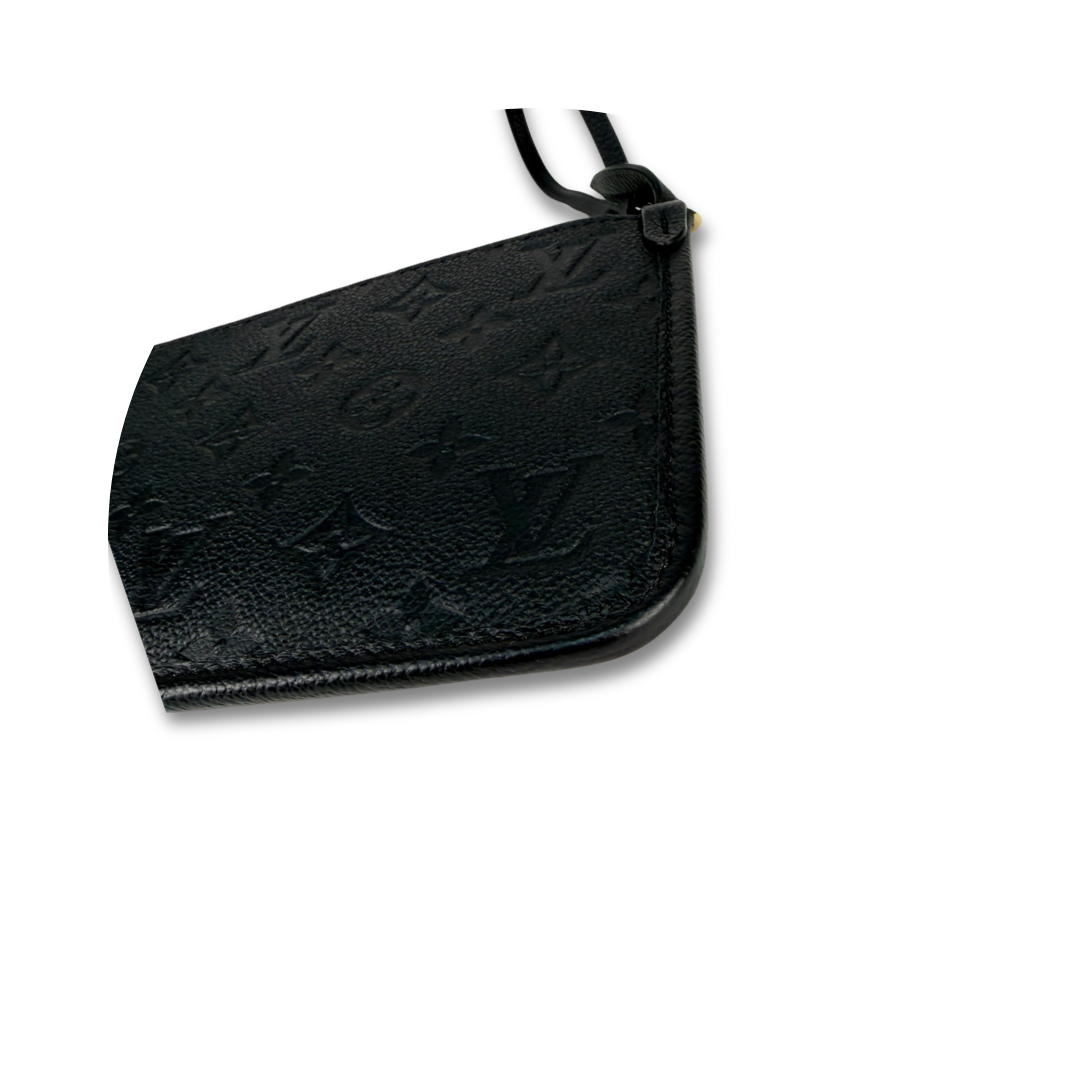 Louis Vuitton Black Empreinte Mini Wristlet