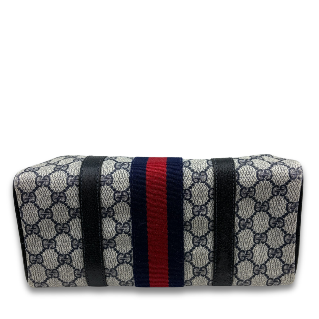 Gucci Navy Vintage Boston Bag