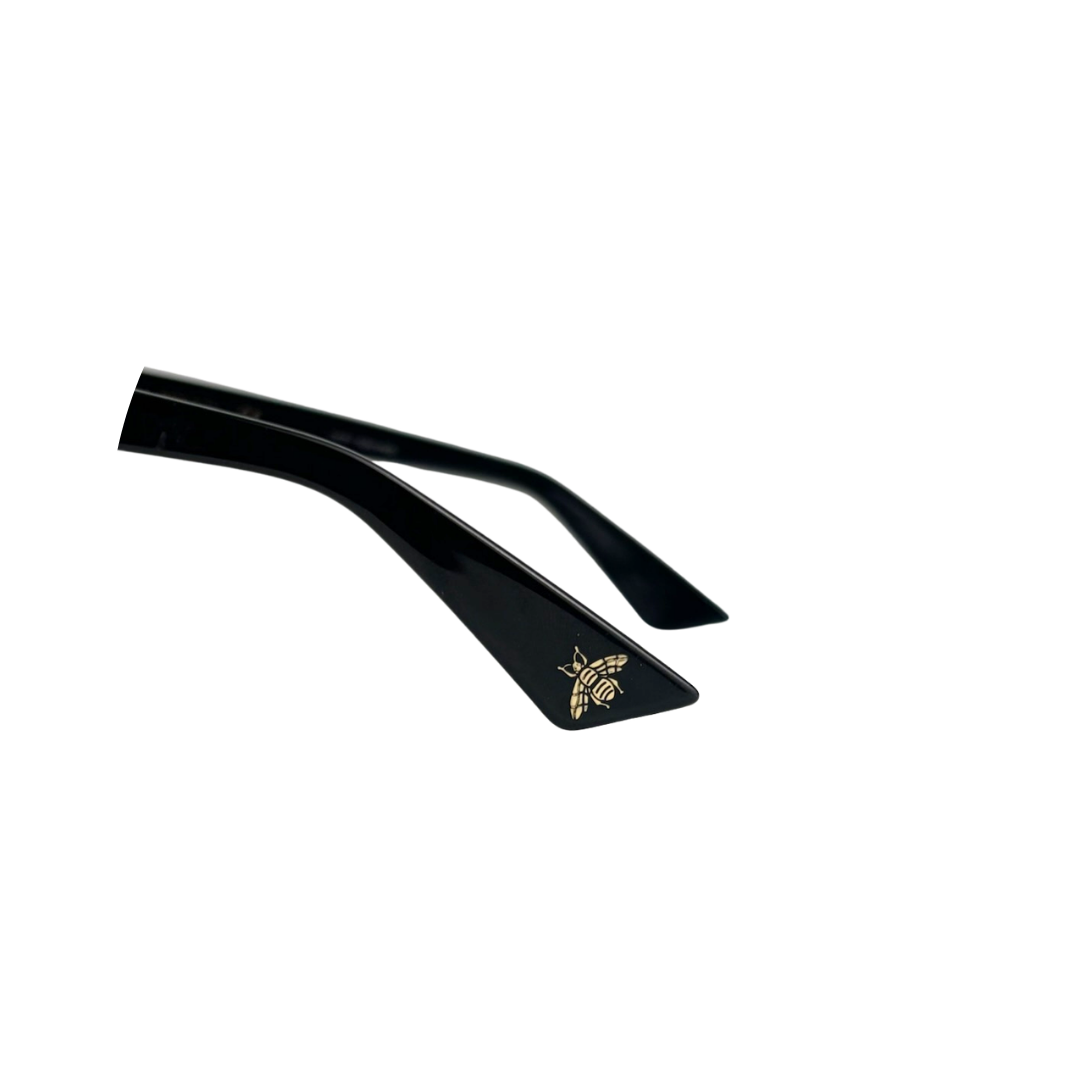 Gucci Black Oversized Gradient Sunglasses