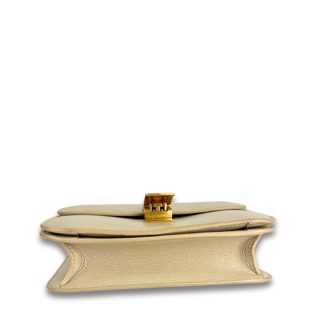 Celine Small Beige Box Bag