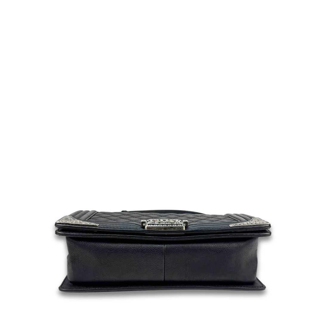 Chanel Medium Black Paris-Dallas Boy Bag