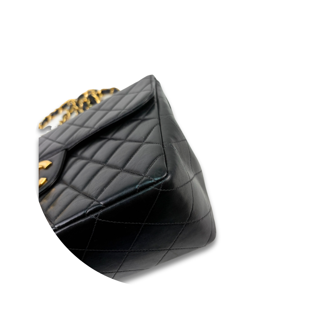 Chanel Vintage Classic XL CC Jumbo Single Flap