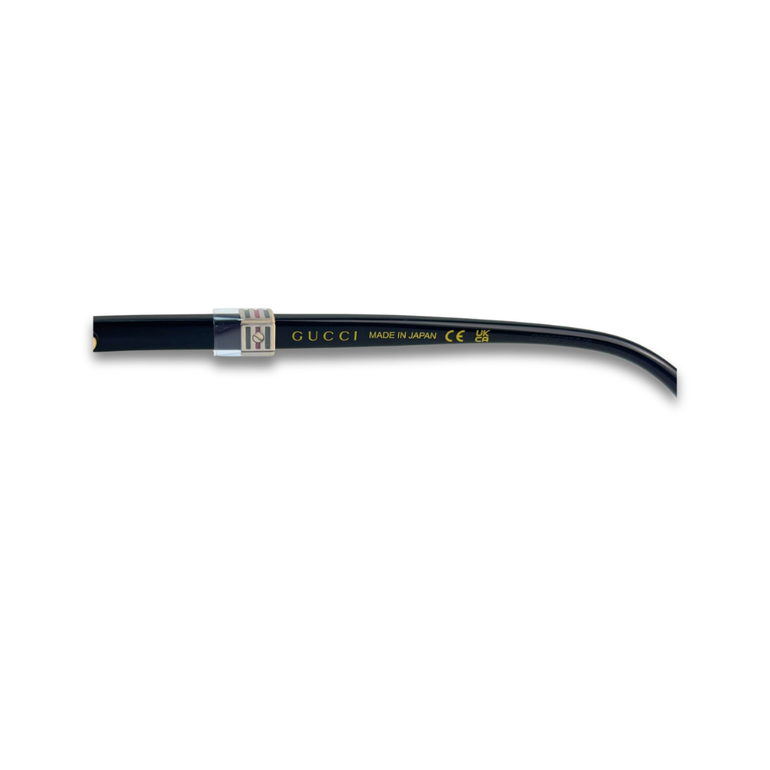 Gucci Black Pilot Sunglasses