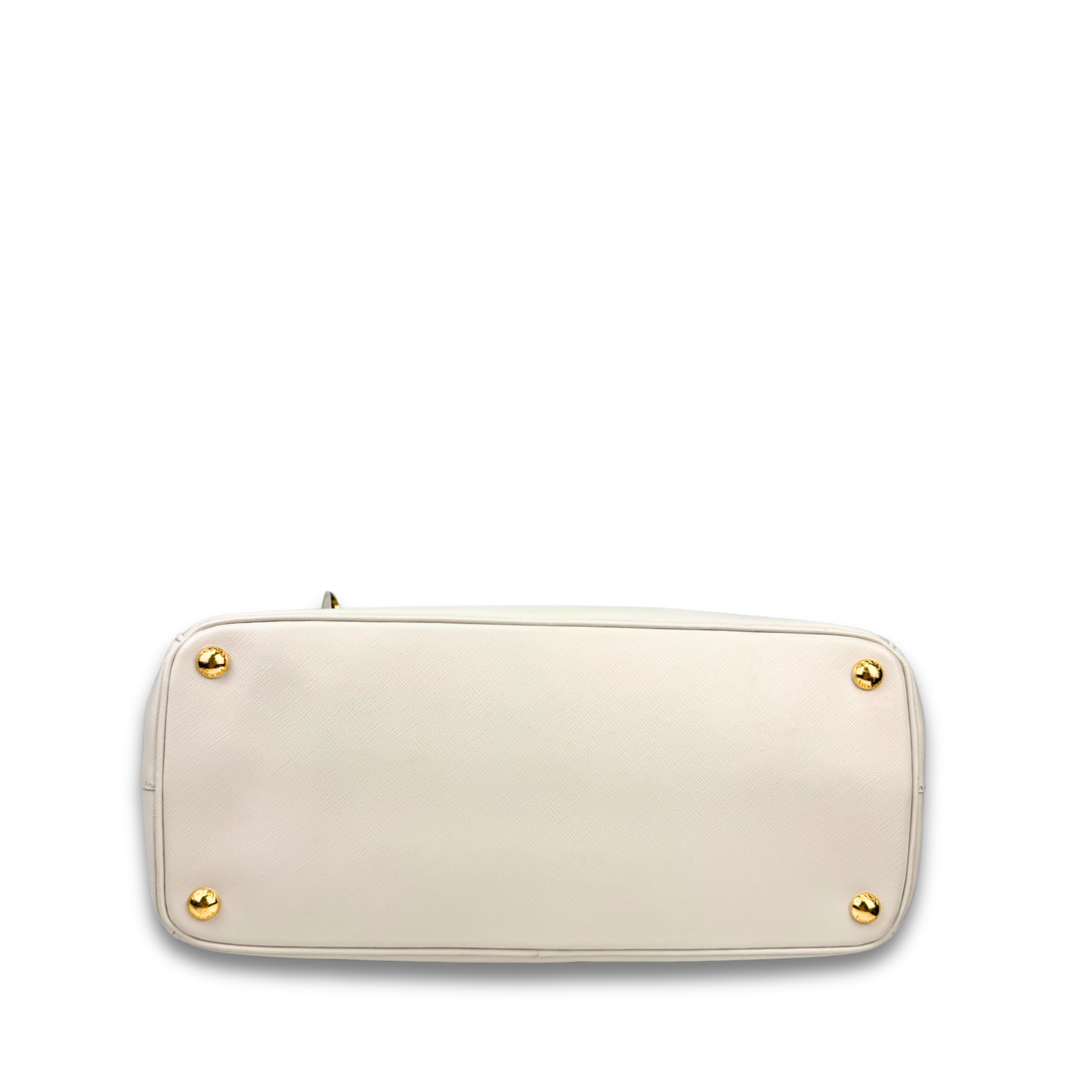 Prada Medium White Galleria Tote