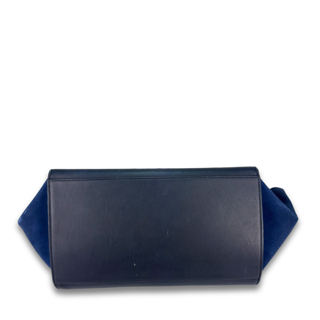 Celine Large Navy Trapeze Bag