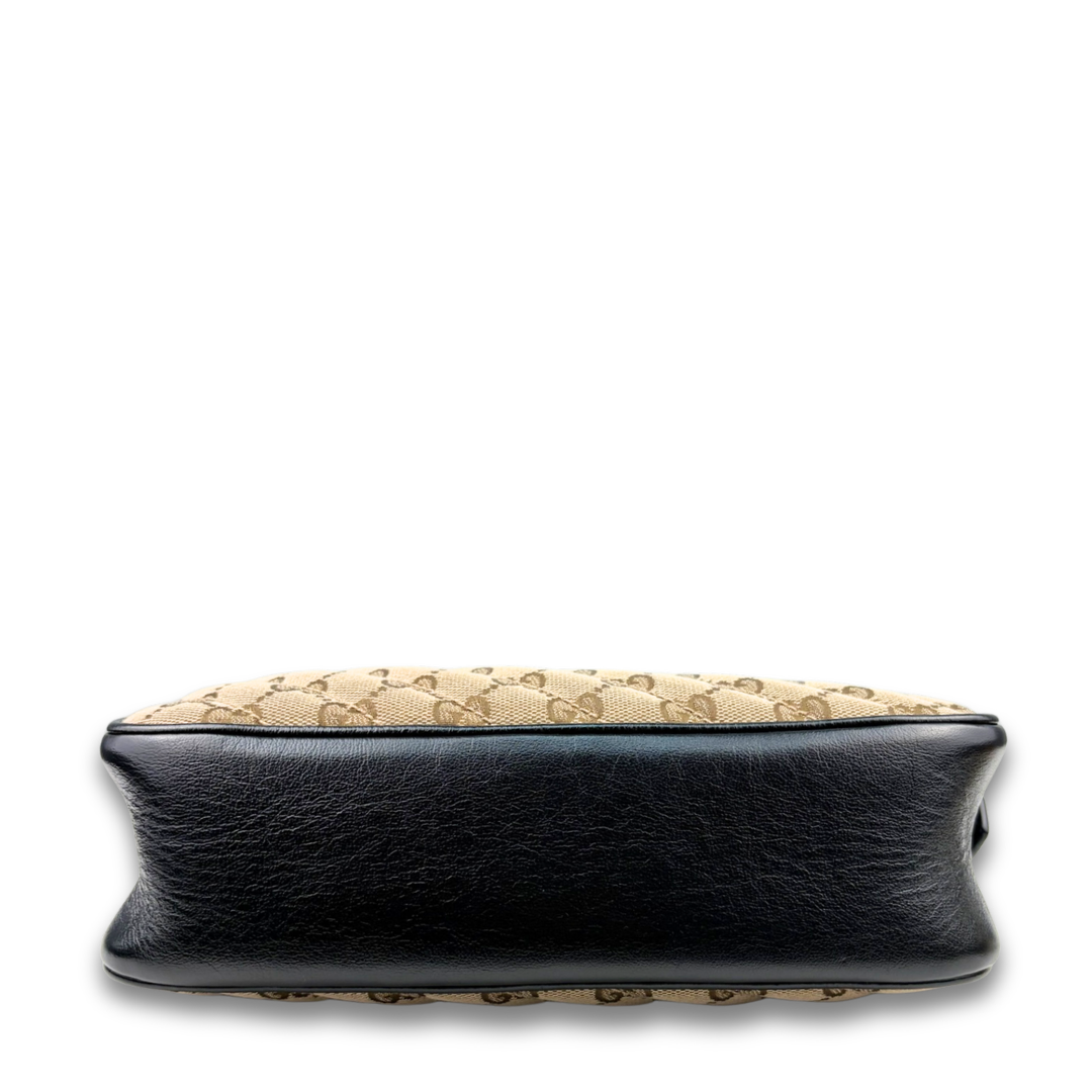 Gucci Black GG Canvas Marmont Small Camera Bag