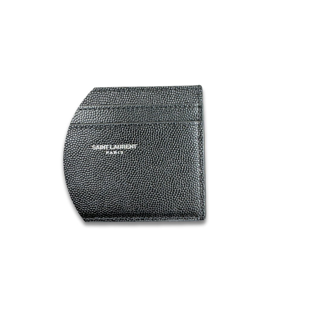 YSL Black Paris Card Case