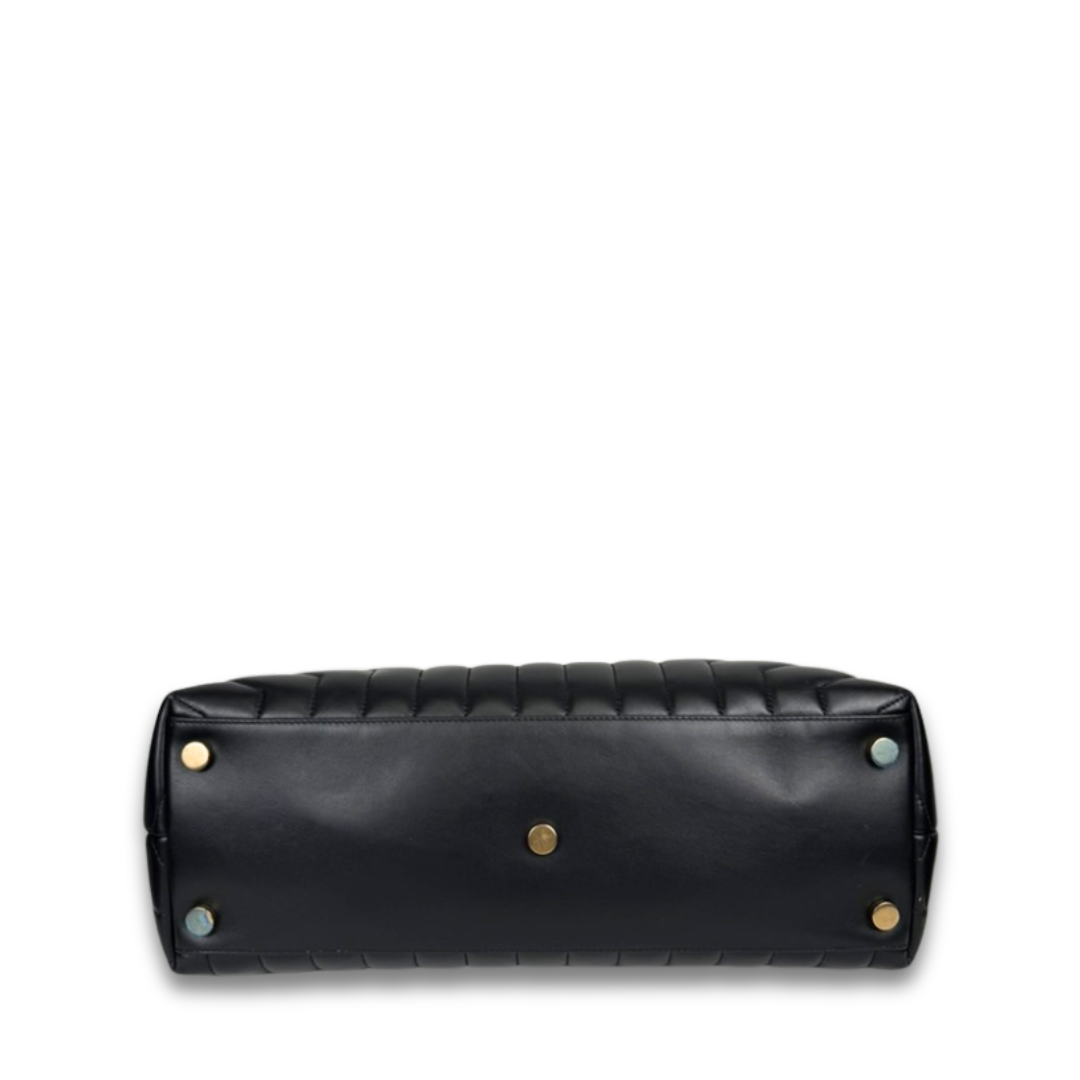 YSL Large Loulou Black Shoulder Bag