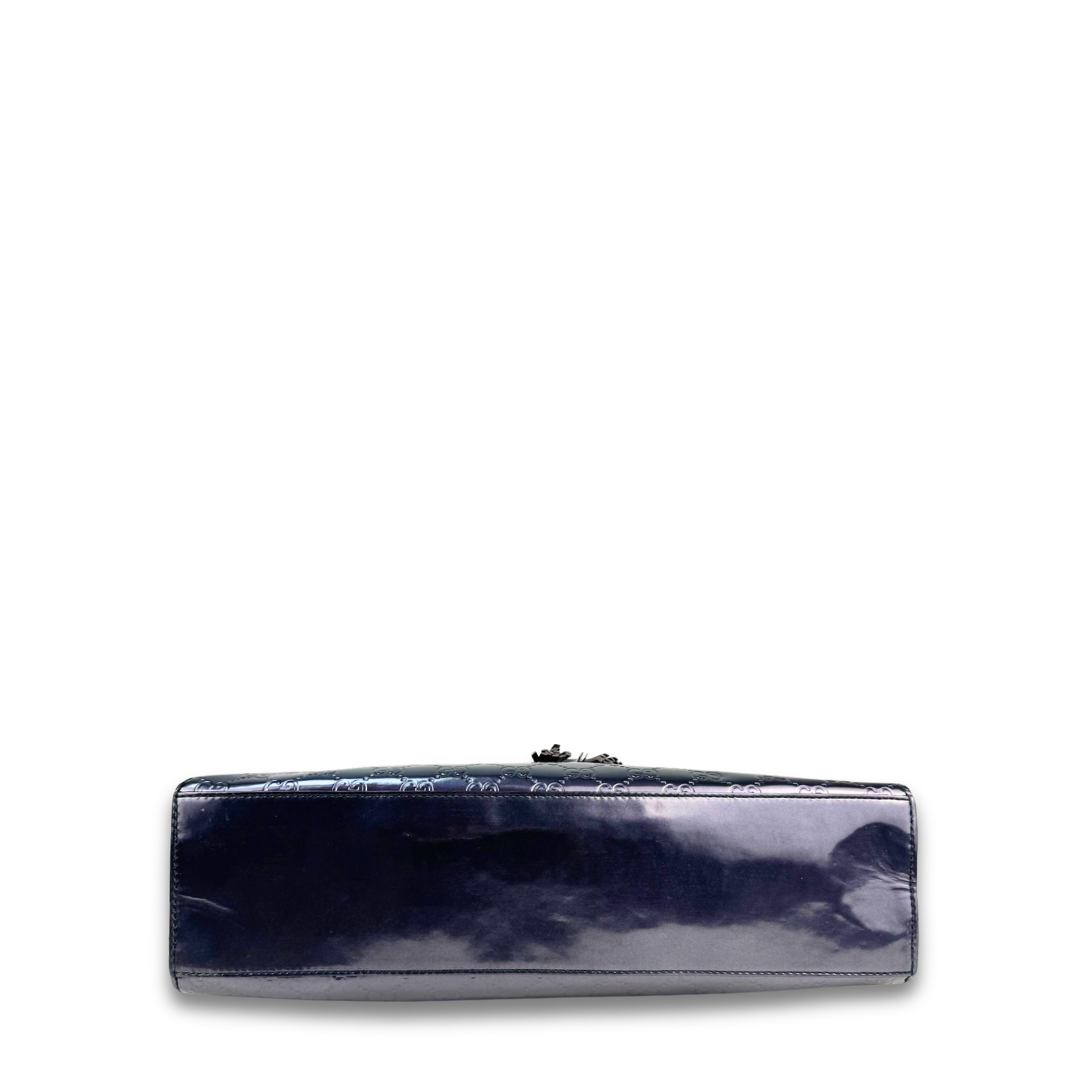 Gucci Guccissima Purple Patent Leather Emily