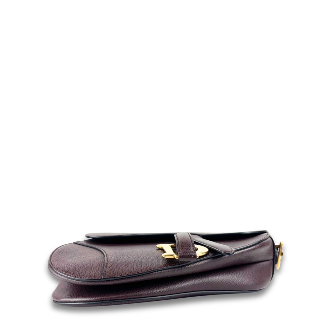 Dior Calfskin Saddle Bag with Strap