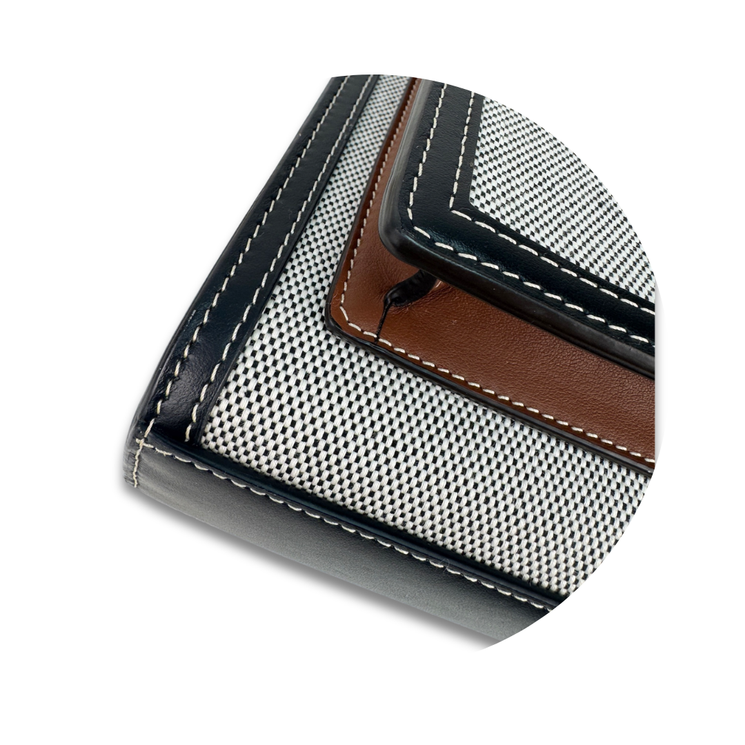 Burberry Pocket Mini Canvas Top Handle