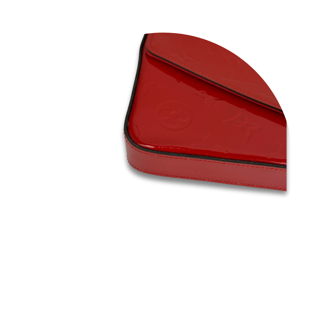 Louis Vuitton Red Vernis Pochette Felicie