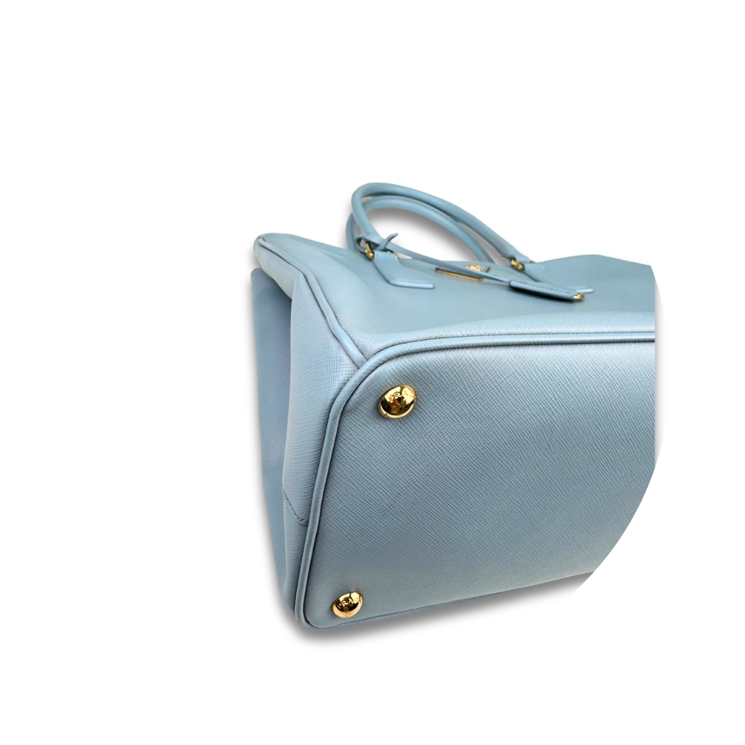 Prada Medium Light Blue Galleria