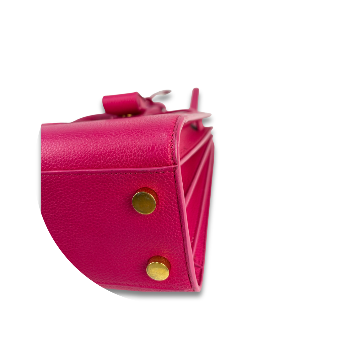 YSL Hot Pink Sac De Jour Nano
