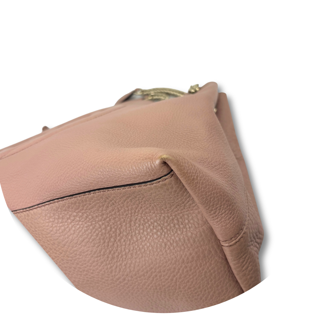 Gucci Pink Soho Chain Tote