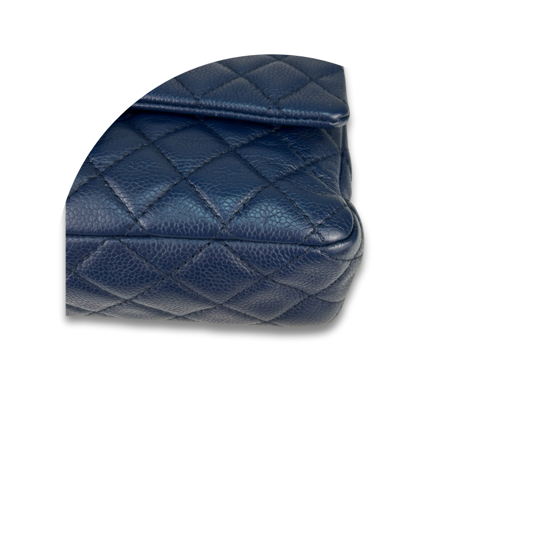 Chanel Blue Caviar Small Double Flap