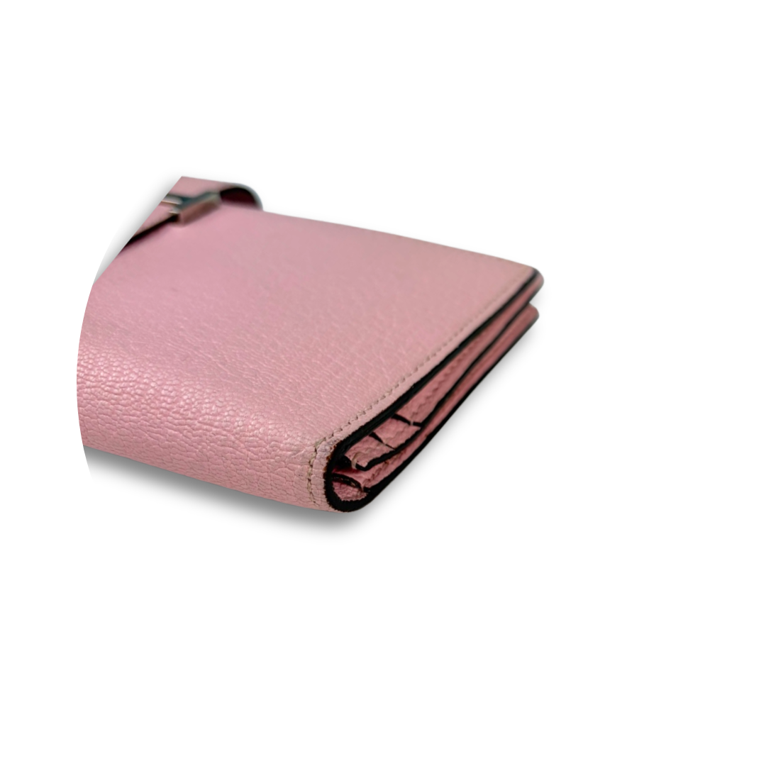 Hermès Swift Pale Pink Bearn Wallet