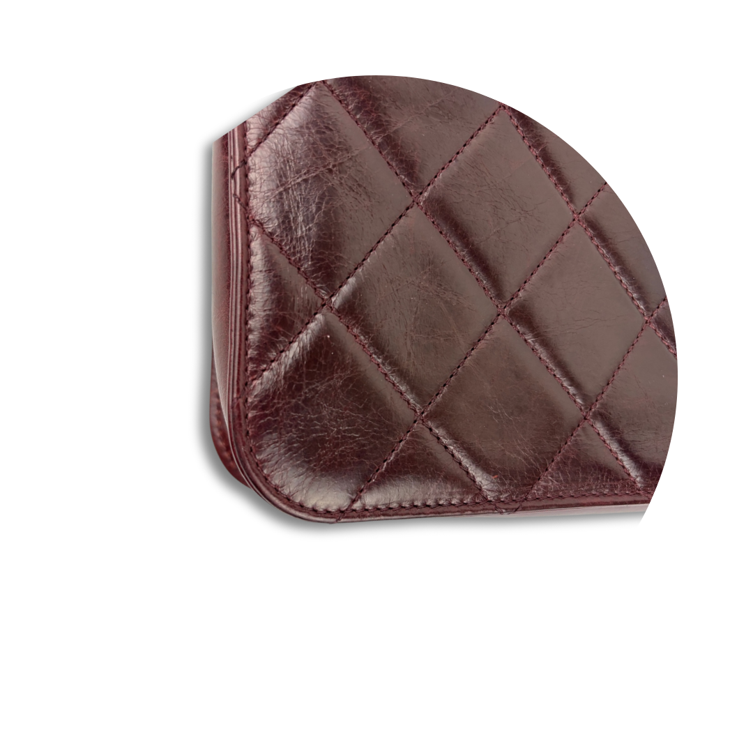 Chanel Burgundy Perfect Edge Flap Bag