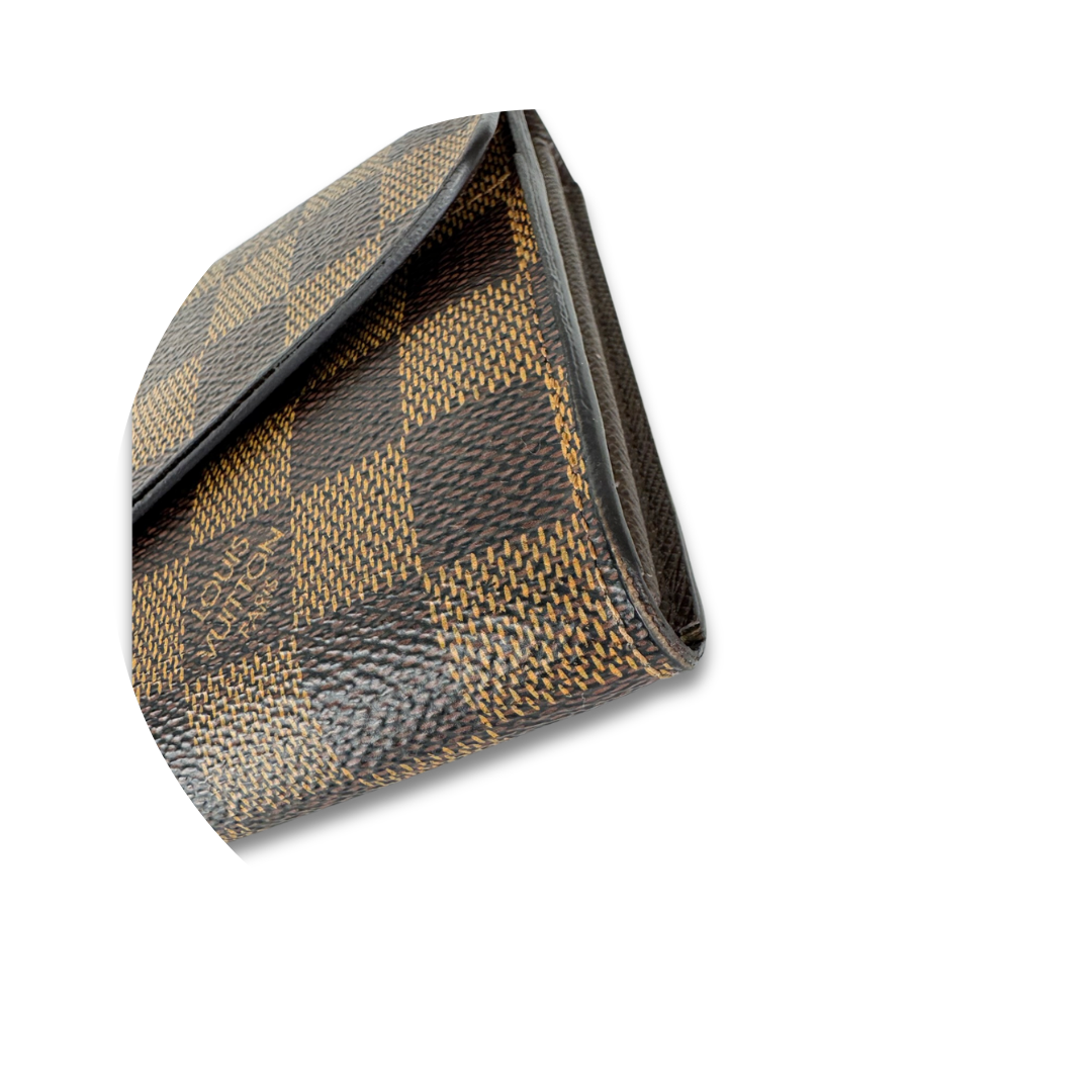Louis Vuitton Damier Ebene Sarah Wallet