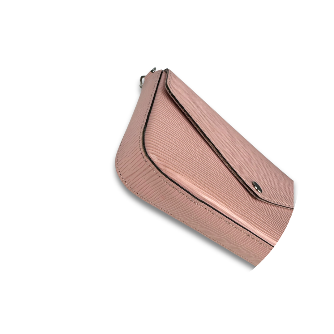 Louis Vuitton Pale Pink Epi Leather Pochette Felicie