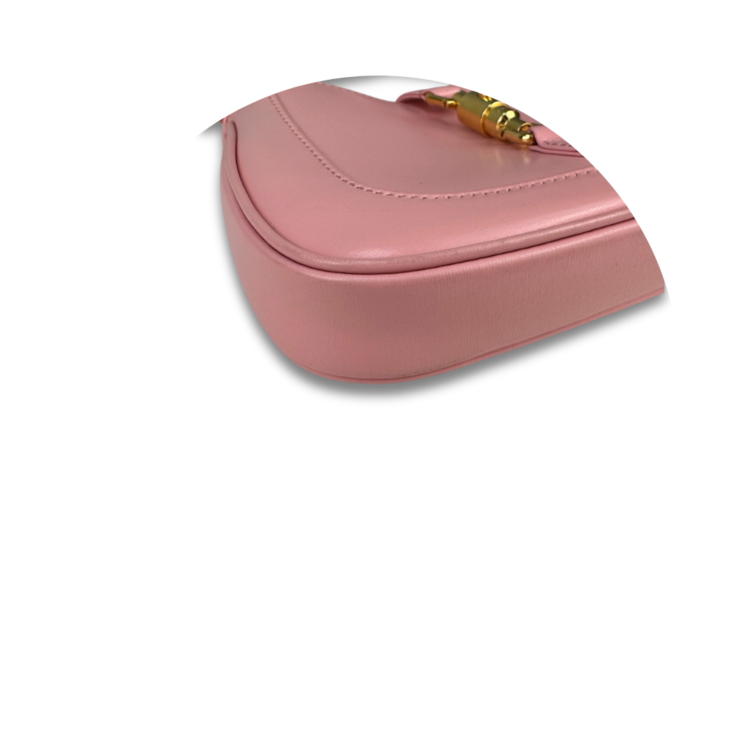 Gucci Pink Calfskin 1961 Mini Jackie