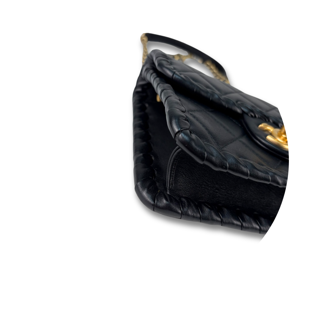 Chanel Braided Mini My Own Frame Flap Bag