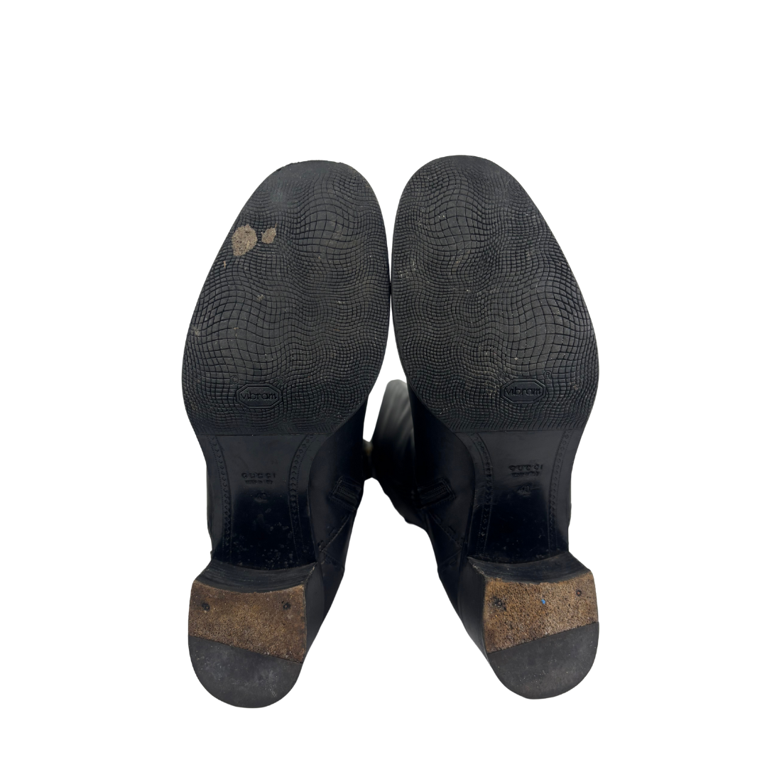 Gucci Horsebit Riding Boots - Size 40