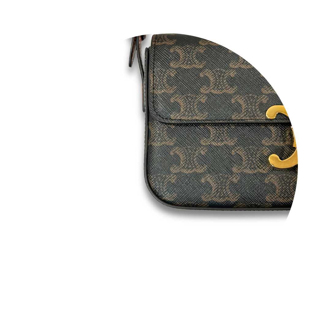 Celine Triomphe Claude Shoulder Bag