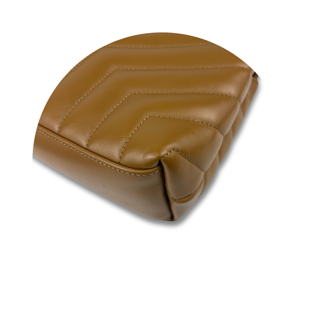 YSL Brown Small Loulou