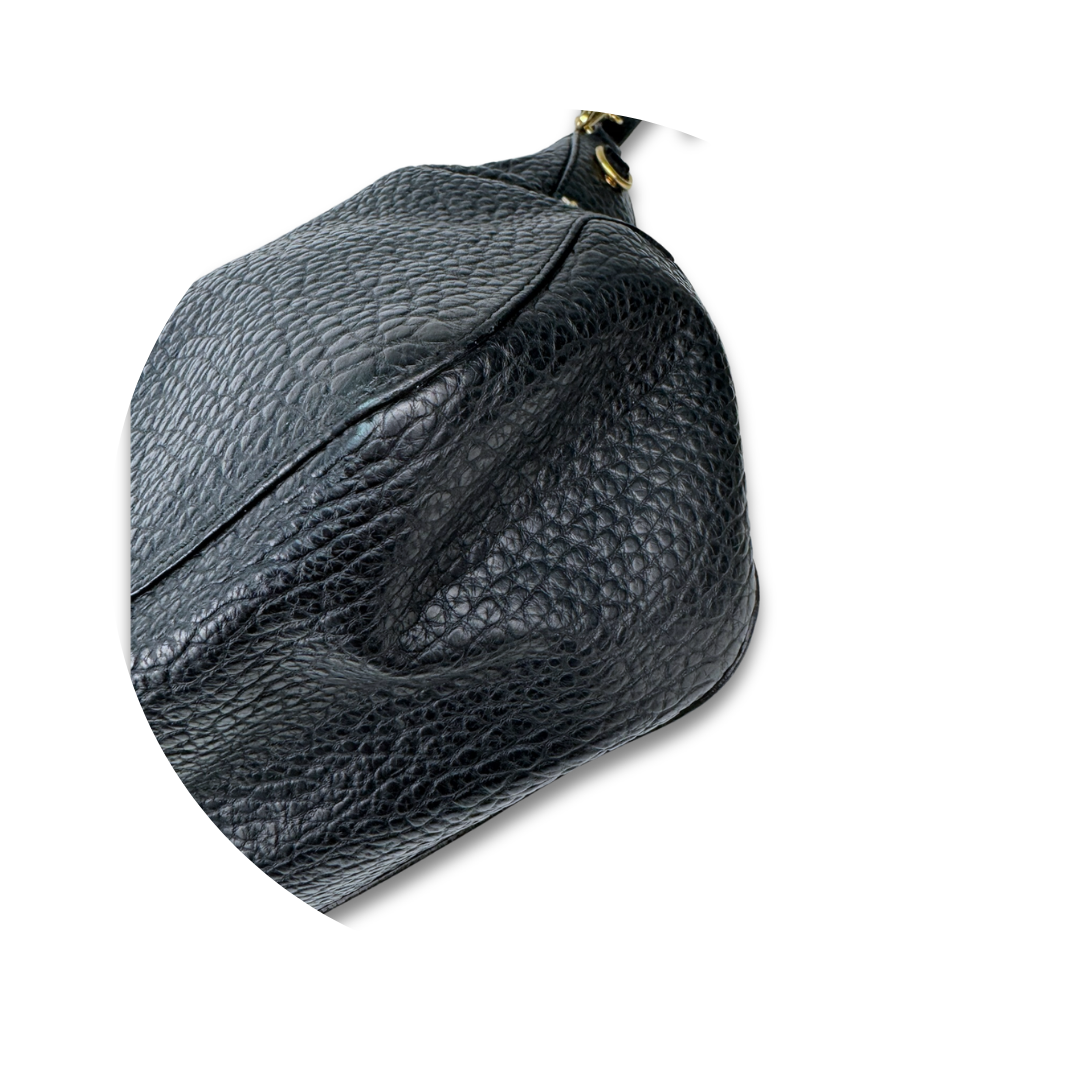 Burberry Black Prorsum Hobo Bag
