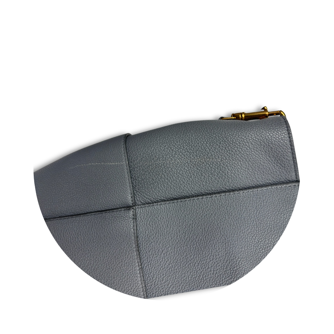 Celine Grey Sangle Large Bucket Bag