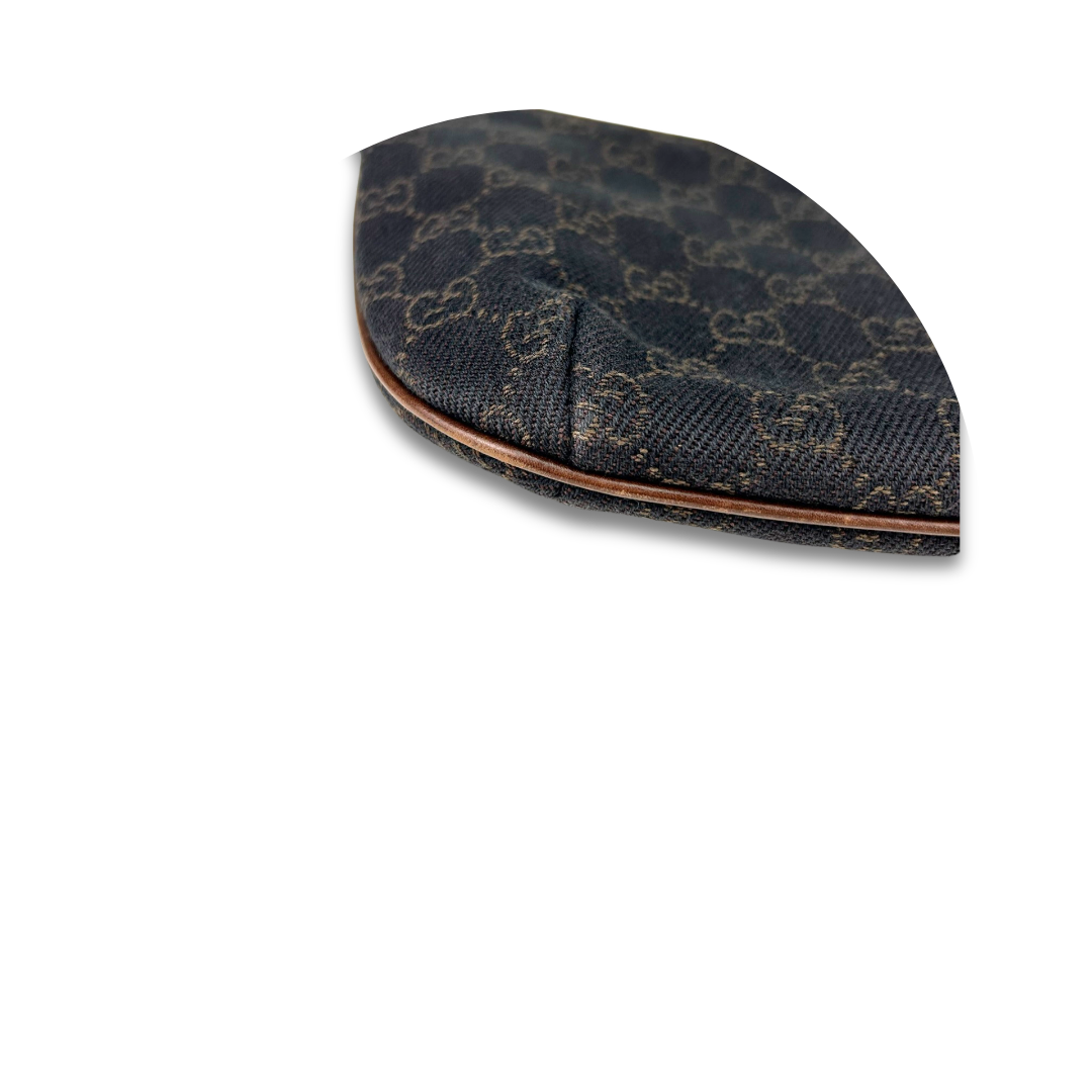 Gucci Brown Canvas Shoulder Bag