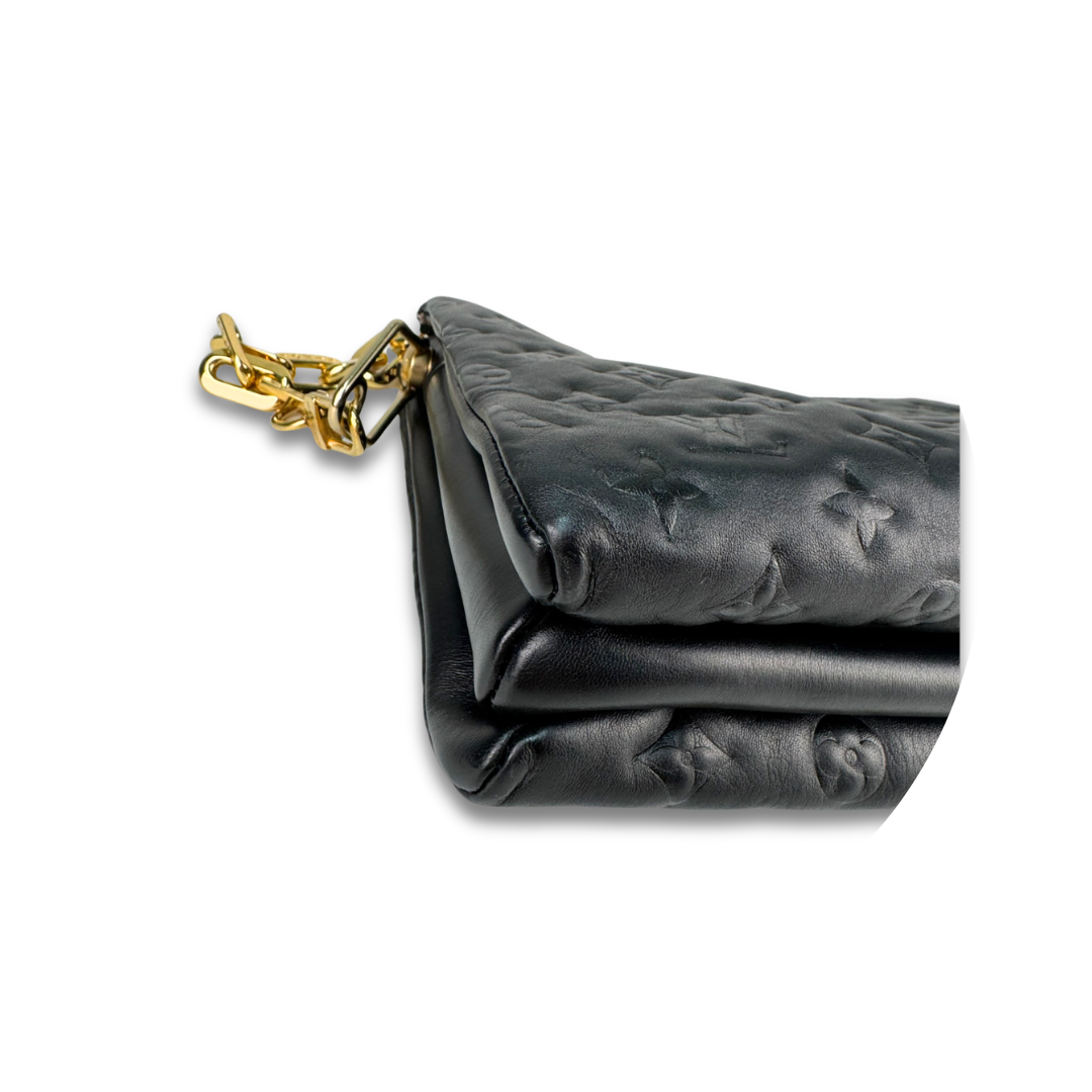 Louis Vuitton Black Coussin PM