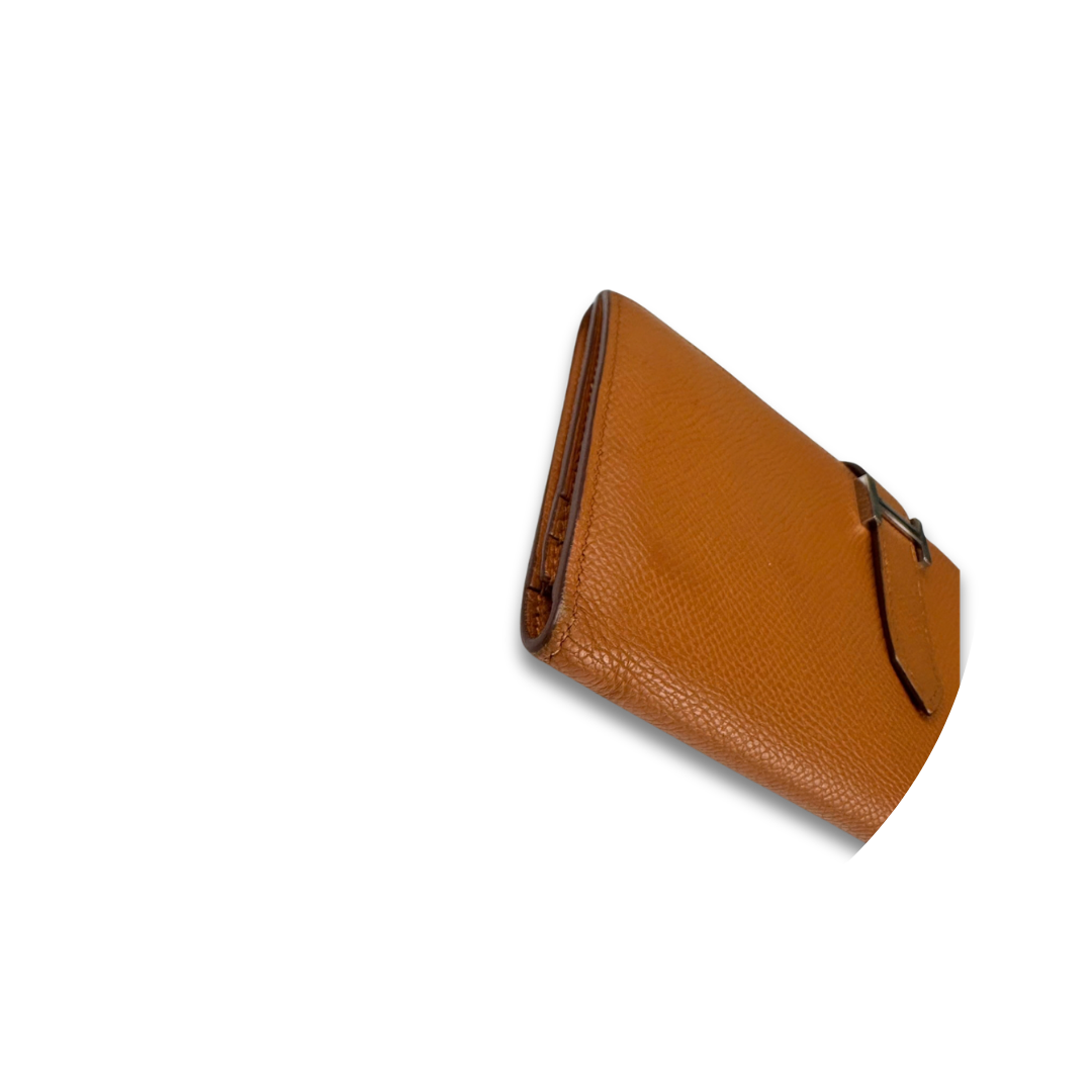 Hermès Epsom Bearn Long Wallet Gold