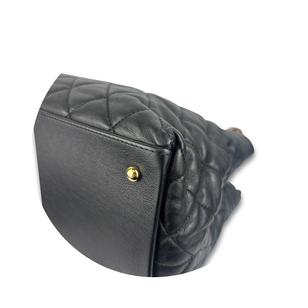 Chanel Black Small Chain Me Tote