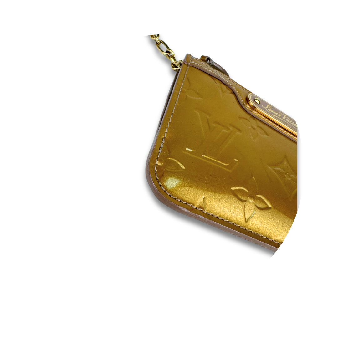 Louis Vuitton Bronze Vernis Key Pouch