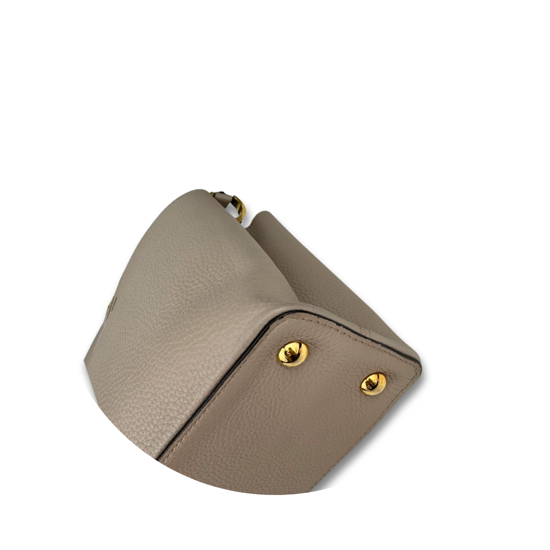 Louis Vuitton Taupe Capucines MM