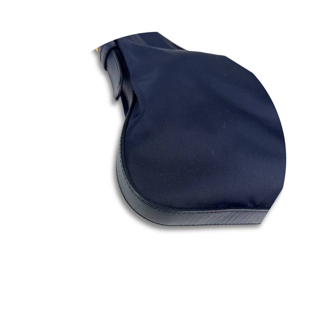 Prada Navy Nylon Crossbody Bag