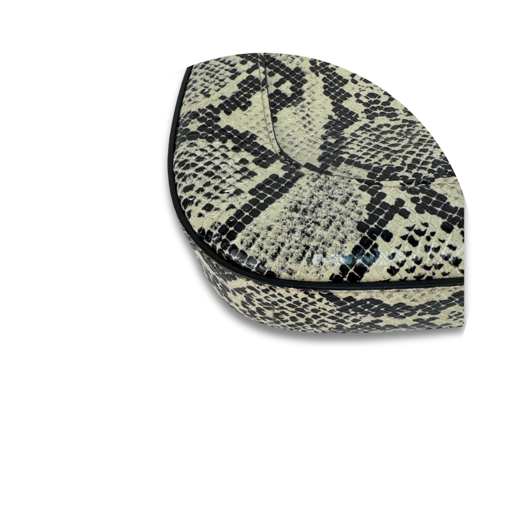 Gucci GG Monogram Snakeskin Small Jackie 1961 Hobo