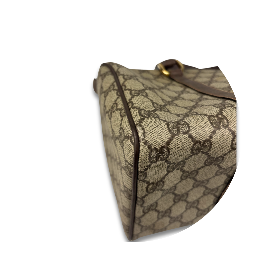 Gucci Supreme Vintage Boston Bag