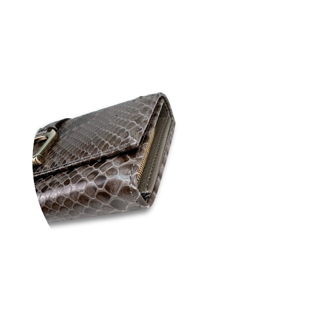 Gucci Greenwich Python Wallet