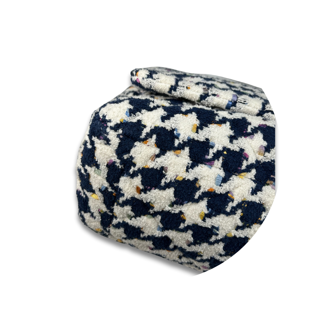 Chanel Tweed Houndstooth Chanel 19 Maxi