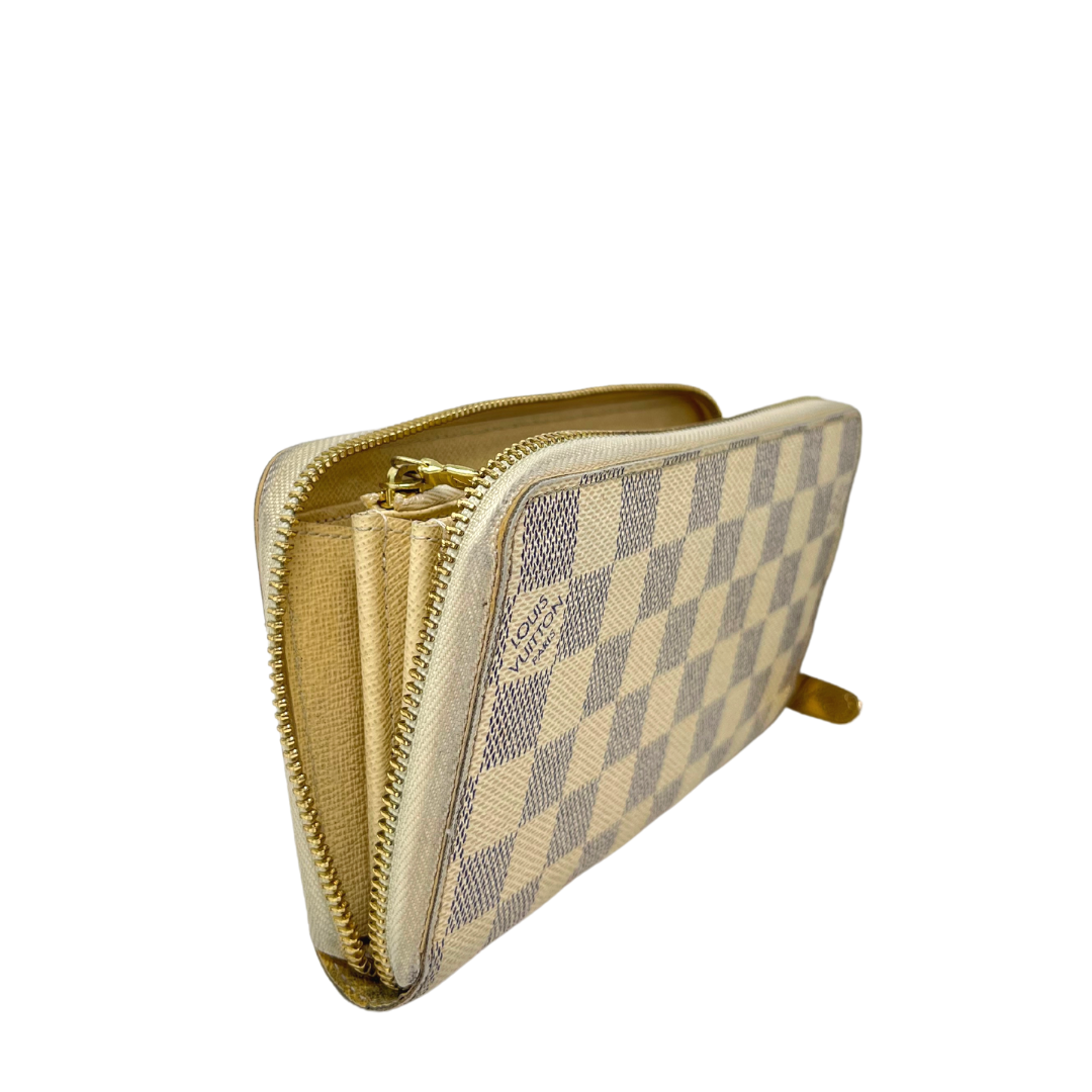 LOUIS VUITTON Damier Azur Zippy Wallet 1201598