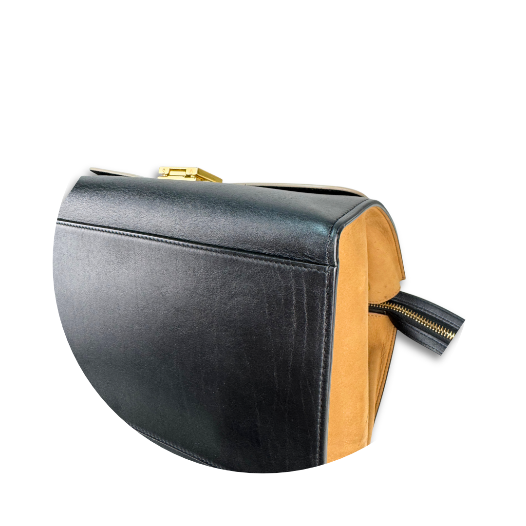 Celine Tri-Color Trapeze Handbag