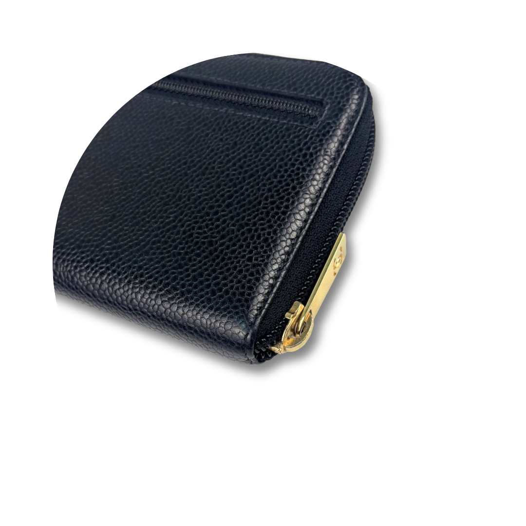 Chanel CC Timeless Zip Around Wallet